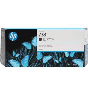 HP 738 300-ml Black Ink Cartridge
