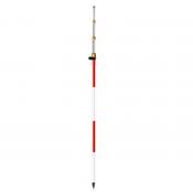 View: SitePro 15' Aluminum Compression-Lock Prism Pole with Dual Graduations and Adjustable Top