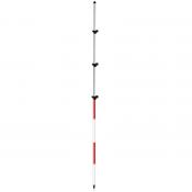 View: SitePro 15' Aluminum Twist-Lock Prism Pole with Dual Graduations and Adjustable Top