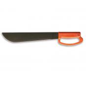 View: Ontario Knife ORANGE 12" Heavy Duty Machete With Knuckle Guard