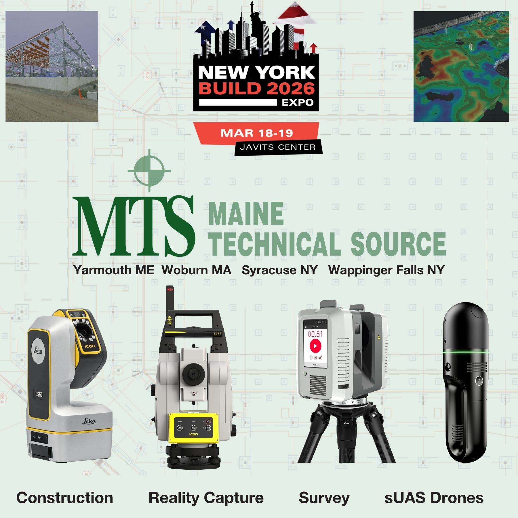 We're at New York Build 2026 - Maine Technical Source
